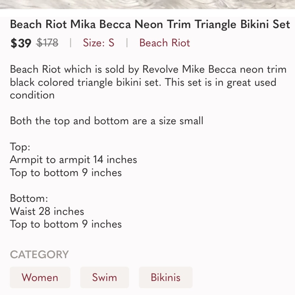 Beach Riot Revolve Bikini Swimsuit - Picture 5 of 16